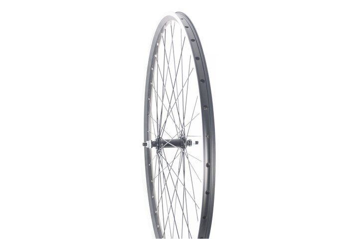 Voorwiel Sparepart 28 inch Zwart/Grijs (Zwart spaken) 2