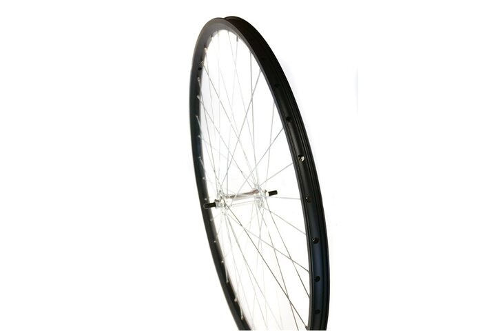 Voorwiel Sparepart 28 inch Zwart/Zwart (Chroom spaken) 2