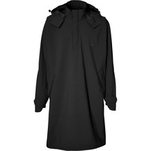 Basil poncho Mosse unisex Jet Black