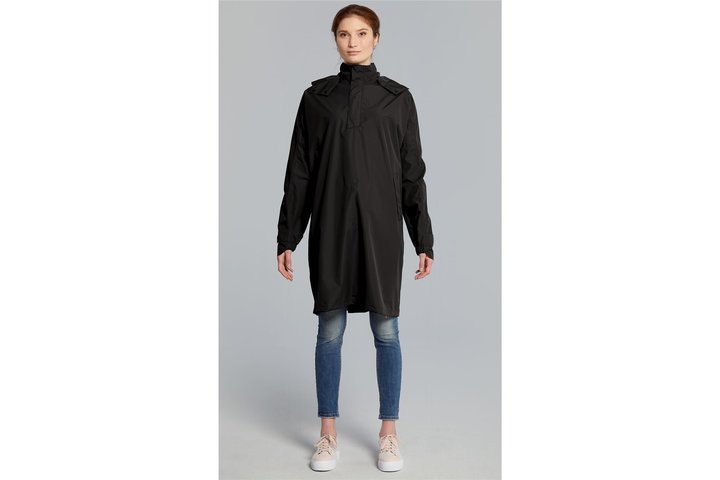 Basil Mosse Fiets Poncho Unisex Jet Black 3