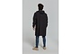 Basil poncho Mosse unisex Jet Black 8 klein