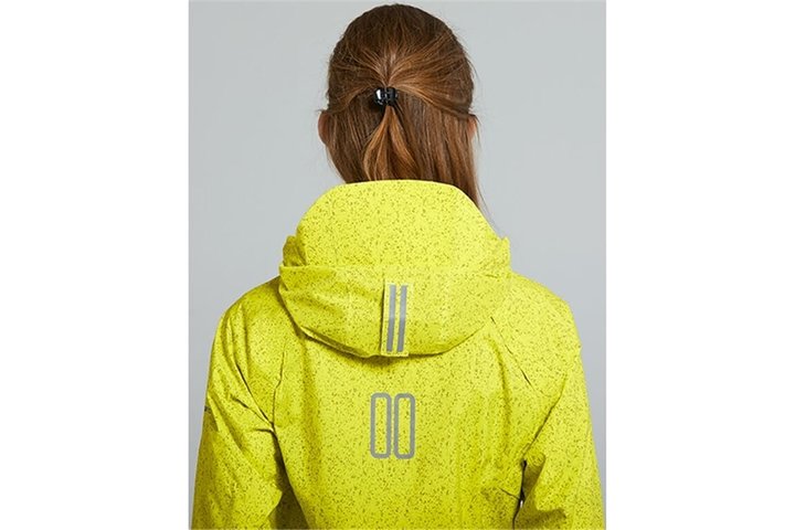 Basil Skane HiVis Fiets Regenjas Dames Neon Yellow 10