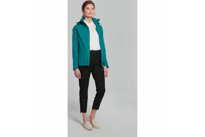 Basil Skane Fiets Regenjas Dames Teal Green 3