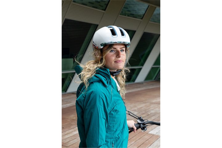 Basil Skane Fiets Regenjas Dames Teal Green 7