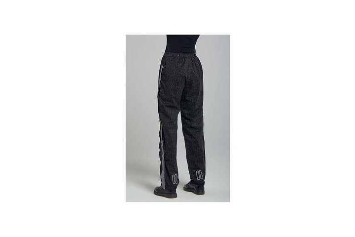 Basil Skane HiVis Fiets Regenbroek Dames Jet Black 4