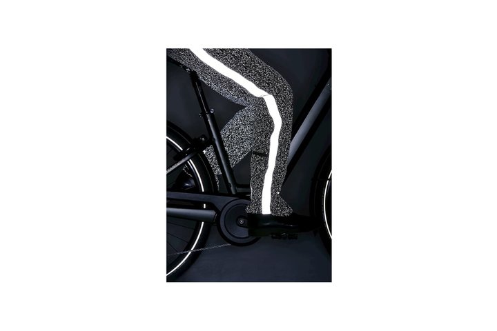 Basil Skane HiVis Fiets Regenbroek Dames Jet Black 8