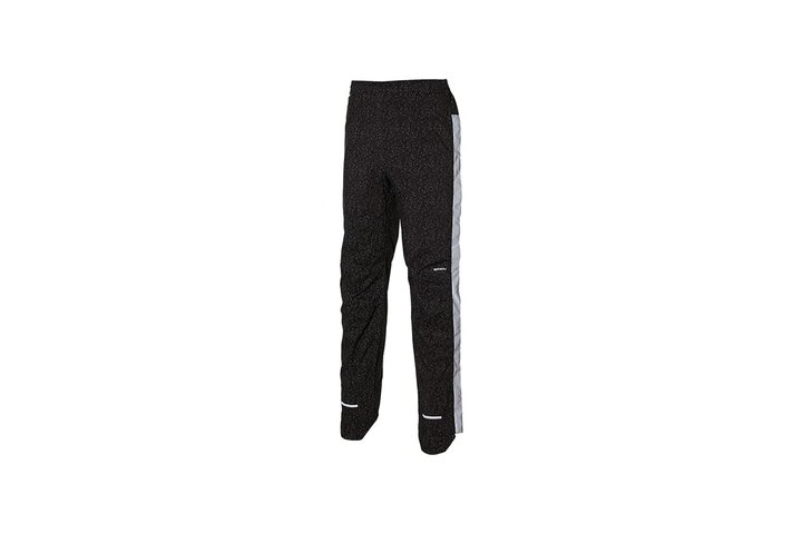 Basil Skane HiVis Fiets Regenbroek Heren Jet Black 1
