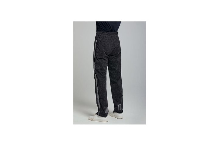 Basil Skane HiVis Fiets Regenbroek Heren Jet Black 4