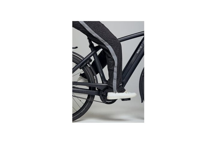 Basil Skane HiVis Fiets Regenbroek Heren Jet Black 7
