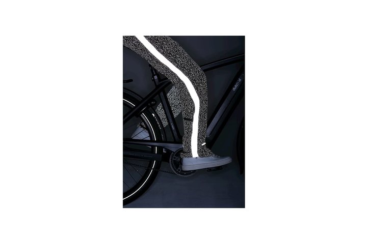 Basil Skane HiVis Fiets Regenbroek Heren Jet Black 8