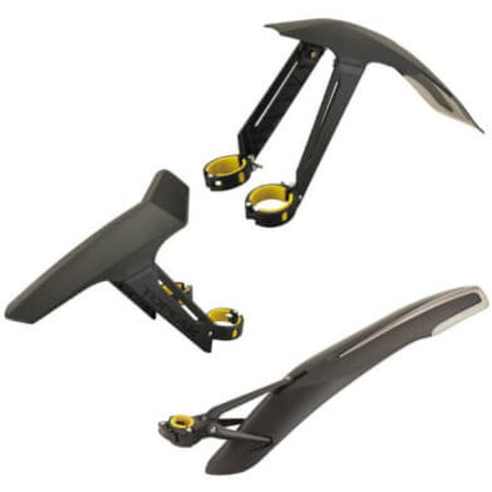 Tissting Fietsspatbord voor 26/27,5/29 inch mountainbike, universele fietsspatborden voor en achter modderbescherming fietsvleugel fietsaccessoires voor MTB racefietsen Tissting Fietsspatbord voor 26/27,5/29 inch mountainbike, universele fietsspatborden voor en achter modderbescherming fietsvleugel fietsaccessoires voor MTB racefietsen