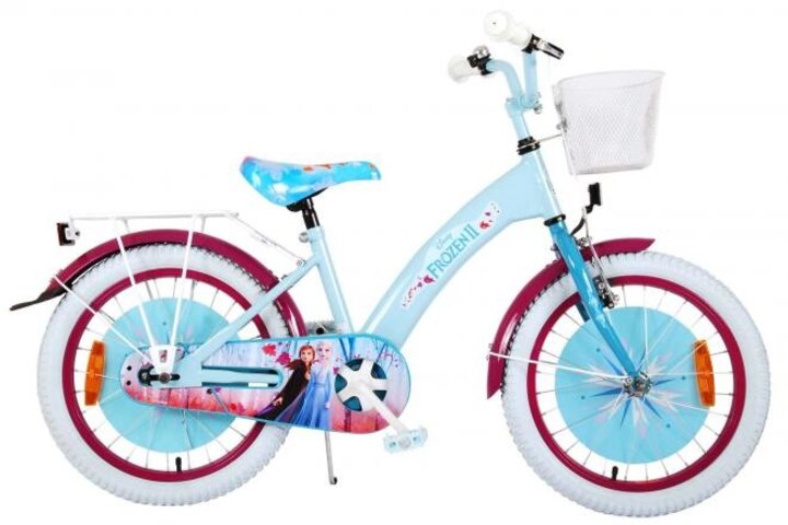 Disney Frozen 2 Kinderfiets Meisjes 18 inch Blauw/Paars 1