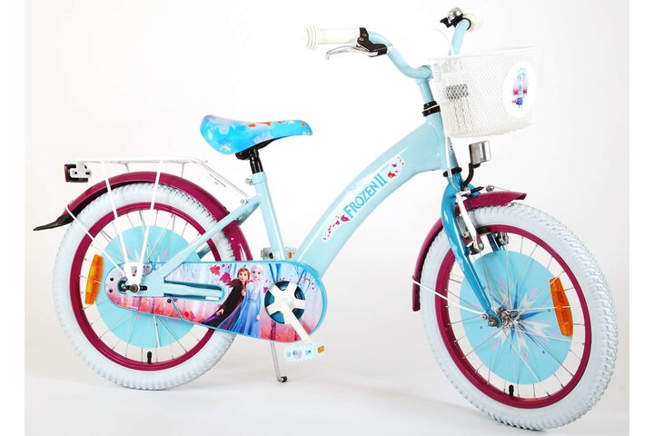 Disney Frozen 2 Kinderfiets Meisjes 18 inch Blauw/Paars 3