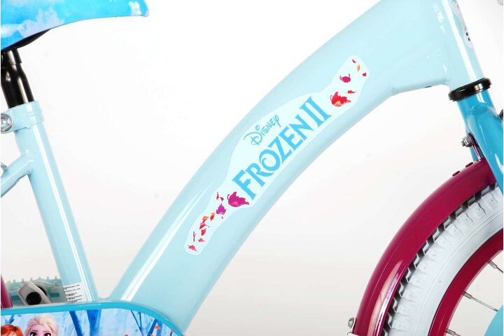 Disney Frozen 2 Kinderfiets Meisjes 18 inch Blauw/Paars 7