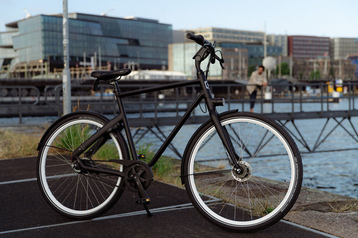 Cortina Blau Herenfiets 28 inch Black Matt RB7 Belt 8