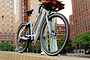 Cortina E-Blau Damesfiets 28 inch 50cm DB7 belt 12 klein