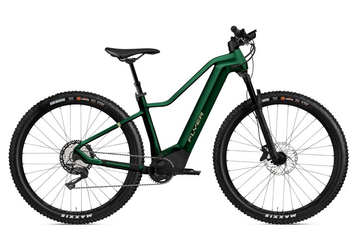 Flyer Uproc2 6.30 Elektrische Mountainbike Heren 29 inch Moss Green Gloss 12v 1