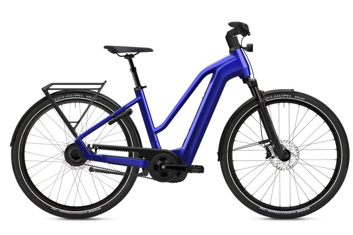 Flyer Gotour 7.23 Elektrische Mixedfiets 28 inch Enzian Blue Enviolo Belt 1