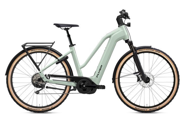 Flyer Gotour 7.12 XC Elektrische Mixedfiets 28 inch Frosty Sage 10v 1