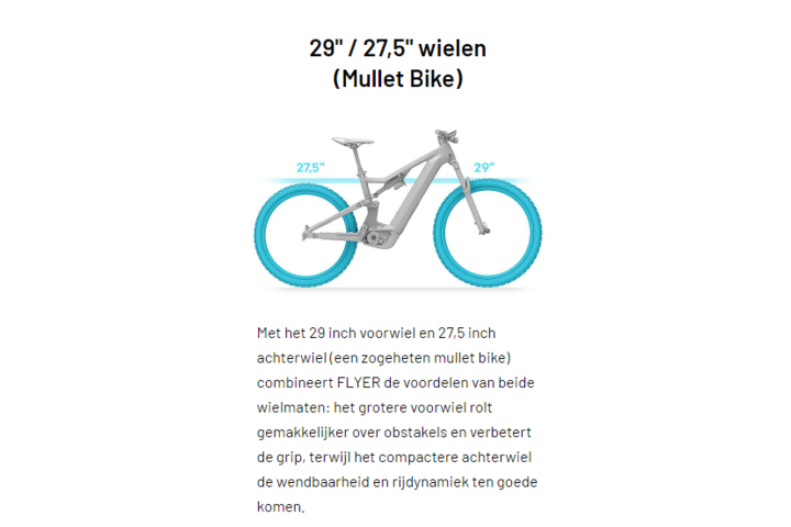 Flyer UprocX 6.10 Elektrische Mountainbike 29 inch Enzian Blue Gloss 12v 8