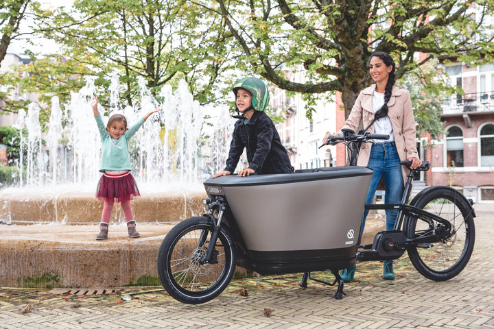 Carqon Classic Elektrische Bakfiets Bosch Middenmotor Enviolo Naafversnellingen 15