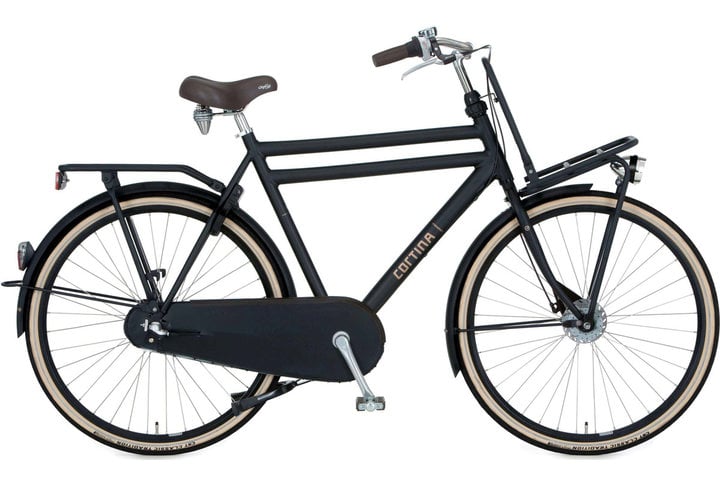 Cortina U4 Transportfiets 28 inch Jet Black Matt ND3 1