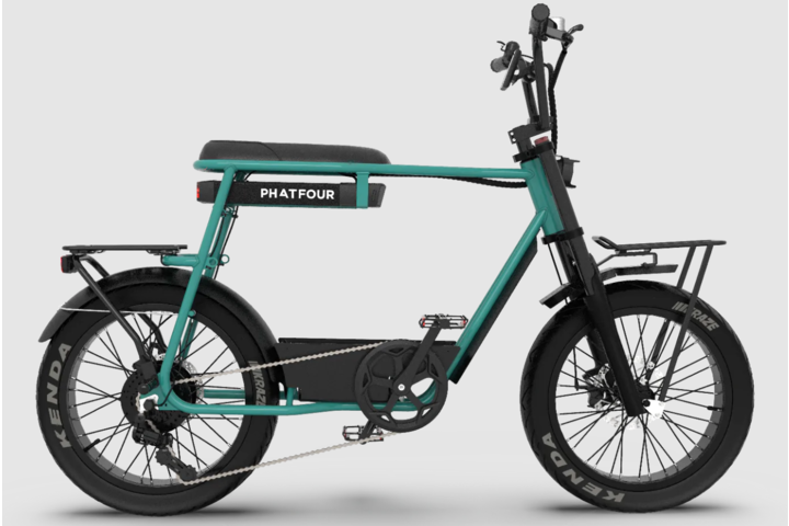 Phatfour FLB+ Elektrische Fatbike 20 inch Zithoogte 87cm 7v 7