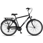 Crown New York Herenfiets 28 inch 53cm Mat Zwart 7v