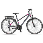 Altec Legarda Trekking Damesfiets V-Brakes Purple/Pink 28inch 49cm 24v *INCLUSIEF DRAGER & SPATBORDEN*