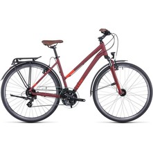 Cube CUBE Touring 28 inch Dames Trekkingfiets DarkRed/Red 24v