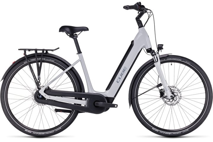 Cube Supreme Hybrid One 500 Elektrische damesfiets 28 inch  Grijs/Zwart 7v 1