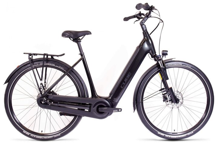 Cube Supreme Hybrid 500 SE Elektrische damesfiets 28 inch  Grijs/Zwart 7v 1