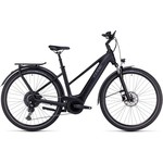 Cube Touring Hybrid Pro 625 Elektrische damesfiets 28 inch Black/Metal 11v