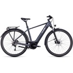 Cube Touring Hybrid One 500 Elektrische herenfiets 28 inch  Grey/White 9v