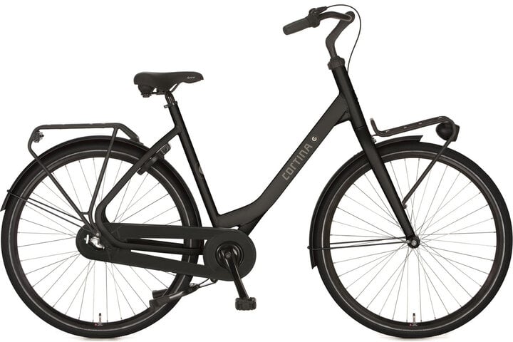 Cortina Common Transportfiets 28 inch Jet Black Matt 3v 1