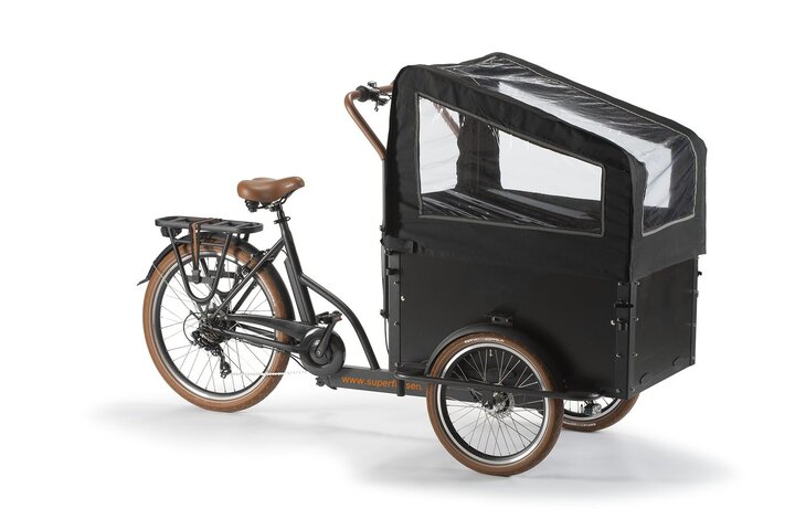 Superbike Bakfiets 7V Zwart Grijs Schijfremmen 5