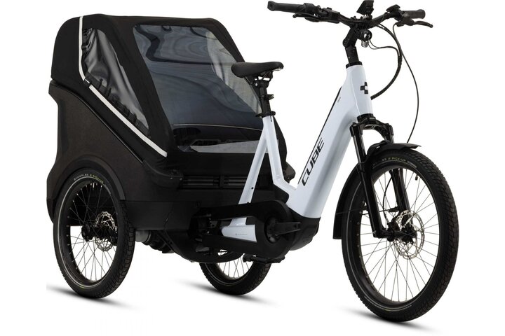 CUBE Elektrische Fiets Hybride Family 750 Flashwhite/Black 3