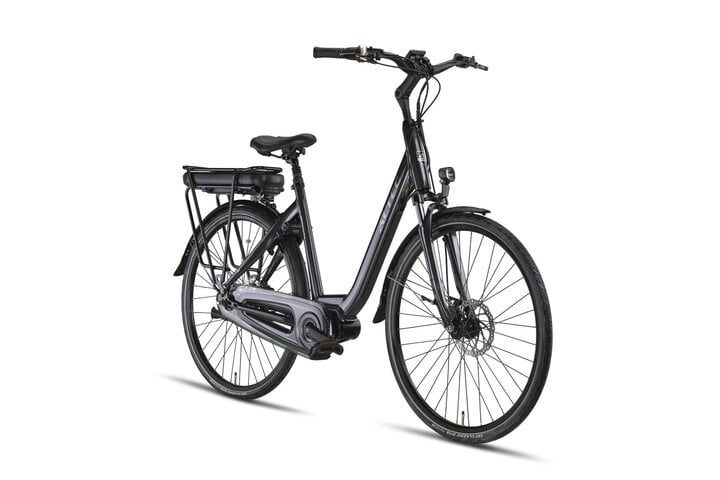 Altec Montana E-Bike Dames 28 inch 52cm Middenmotor Grijs 7v Hydraulische Schijfremmen 4