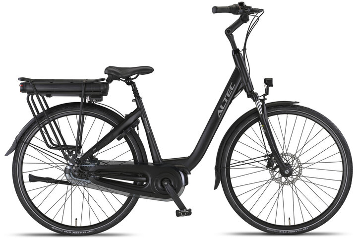 Altec Montana E-Bike Dames 28 inch 47cm Middenmotor Zwart 7v Hydraulische Schijfremmen 1