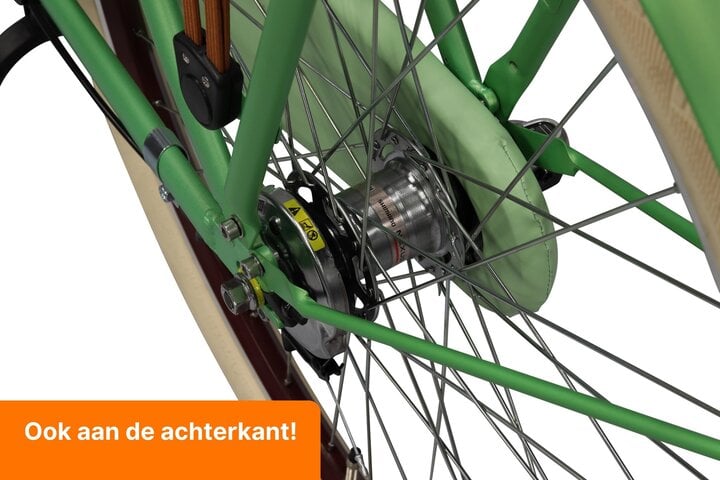 ACTIE Altec Retro Transportfiets Dames 28 inch 57cm Groen RB3 10