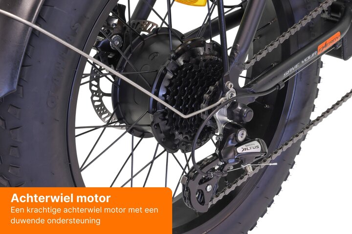 Altec Focus Elektrische Fatbike 20 inch Vouwbaar 8v 7