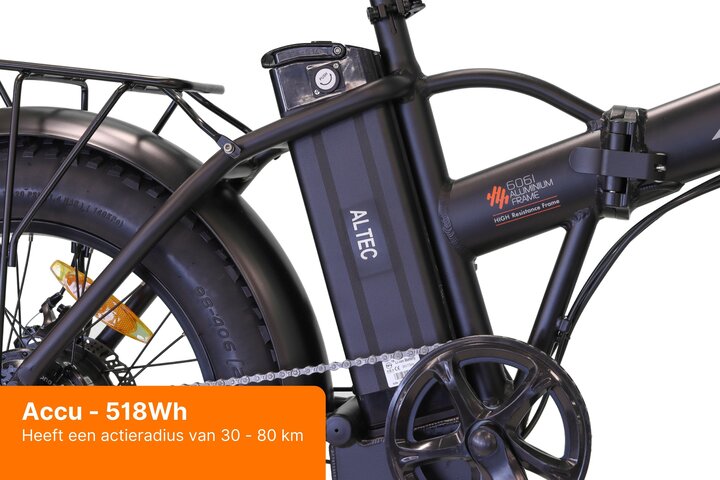 Altec Focus Elektrische Fatbike 20 inch Vouwbaar 8v 8
