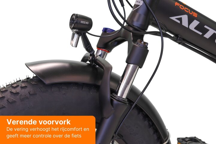 Altec Focus Elektrische Fatbike 20 inch Vouwbaar 8v 12