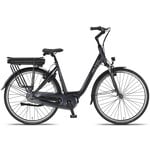 Altec Montana E-Bike Dames 28 inch 47cm Middenmotor 7v V-Brakes Glans Zwart