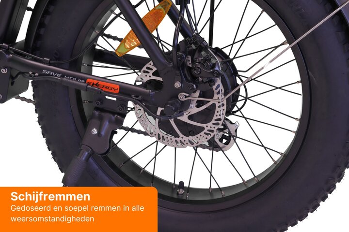 Altec Focus Elektrische Fatbike 20 inch Vouwbaar 8v 10