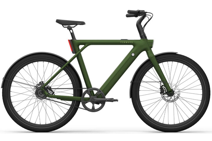 TENWAYS CGO009 Elektrische Herenfiets *Belt Drive, Smart Connect, GPS* 3