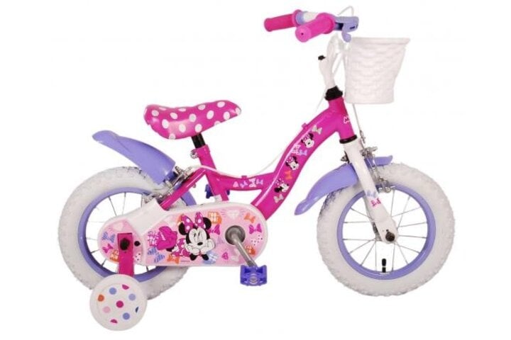 Disney Minnie Cutest Ever Kinderfiets Meisjes 12 inch Roze V-brakes 1