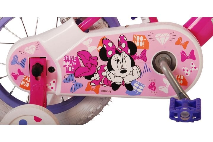 Disney Minnie Cutest Ever Kinderfiets Meisjes 12 inch Roze V-brakes 6