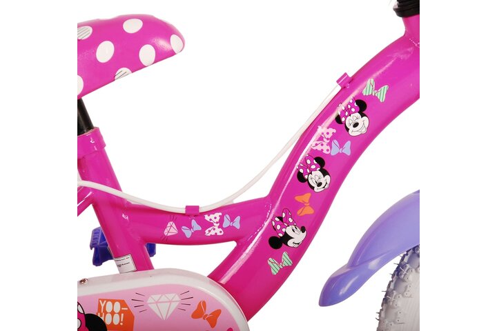 Disney Minnie Cutest Ever Kinderfiets Meisjes 12 inch Roze V-brakes 7