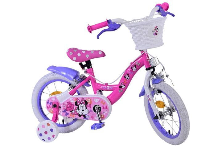 Disney Minnie Cutest Ever Kinderfiets Meisjes 14 inch Roze V-brakes 2